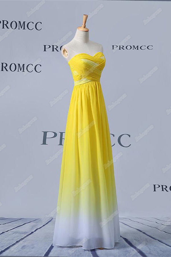 Yellow Ombre Dress