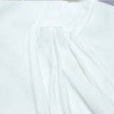 Elegant White Long Sleeves Irregular Bandage Homecoming Dress