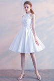 Elegant High Neck Sleeveless Party Dress Homecoming Dress