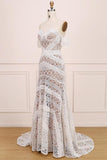 Long Sweetheart Neck Lace Bridal Dress Beach Wedding Dress Boho Bridal Dress N2269